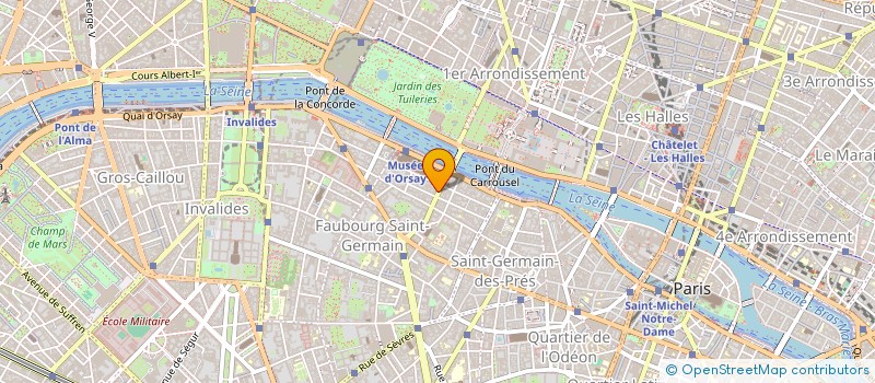 localisation de l'entreprise C ET B  PARIS