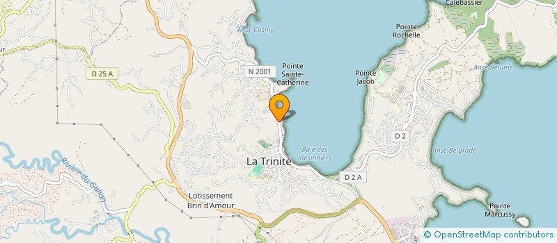 localisation de l'entreprise C ET C à LA TRINITE