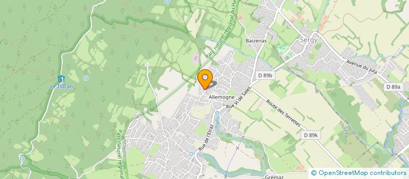 localisation de l'entreprise C ET C ORCHIDEES  THOIRY