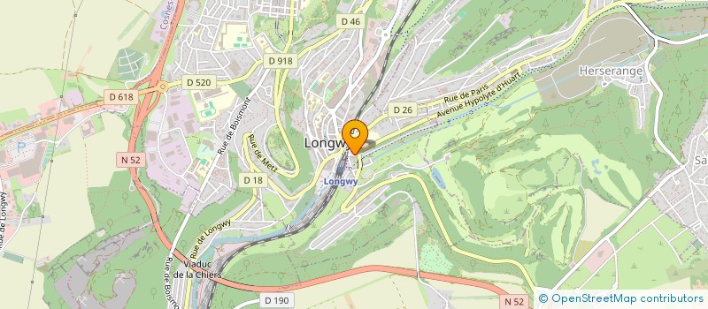 localisation de l'entreprise C ET C S à LONGWY