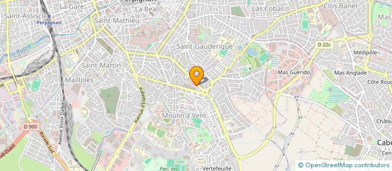 localisation de l'entreprise C ET D  PERPIGNAN