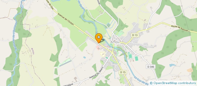 localisation de l'entreprise C ET D ENERGY à AMOU
