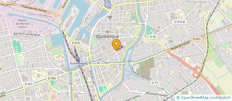 localisation de l'entreprise C ET D INTERNATIONAL à DUNKERQUE