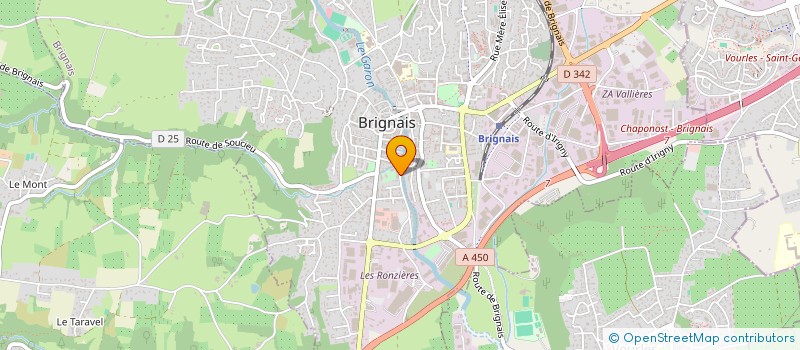 localisation de l'entreprise C ET F  BRIGNAIS