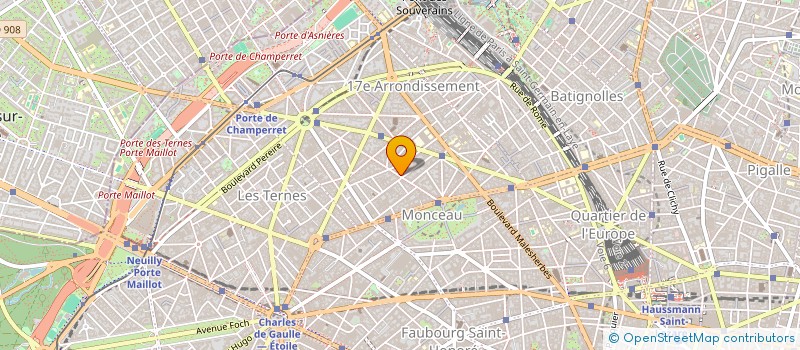 localisation de l'entreprise C ET F - ECO  PARIS