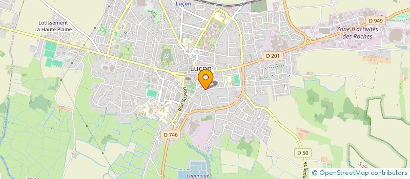localisation de l'entreprise C ET H PARTNERS à LUCON