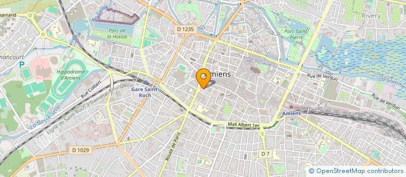 localisation de l'entreprise C ET J PARTNERS à AMIENS