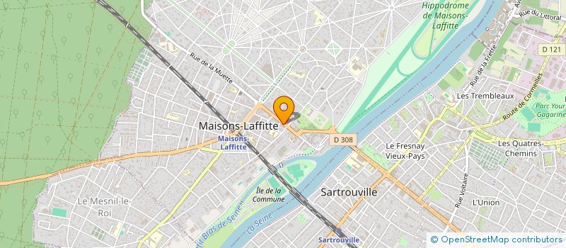 localisation de l'entreprise C ET S CONFORT à MAISONS-LAFFITTE