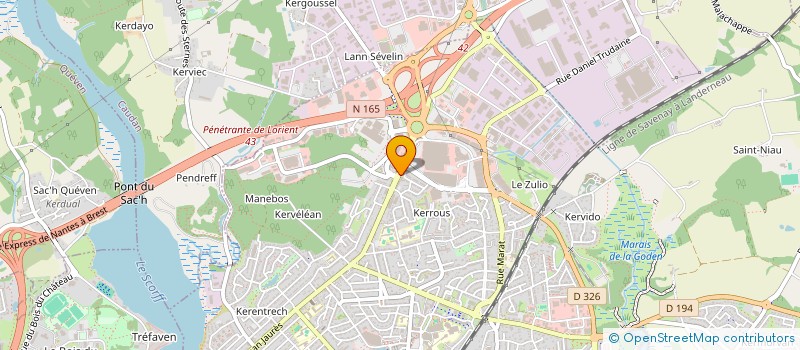 localisation de l'entreprise C ET S JEGO SARL à LANESTER