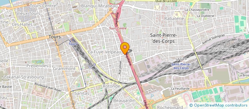 localisation de l'entreprise C-ET-TB  TOURS