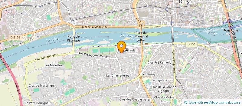 localisation de l'entreprise C ET Z à ORLEANS
