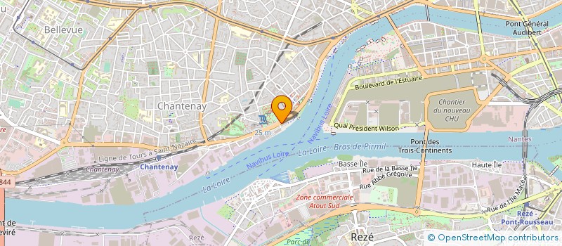 localisation de l'entreprise C ETABL UES GALE DES EAUX LOIRE POITOU à NANTES