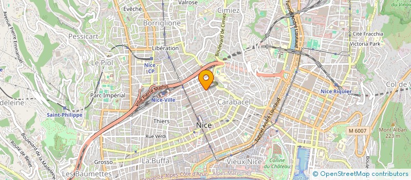 localisation de l'entreprise C-EXPERT  NICE