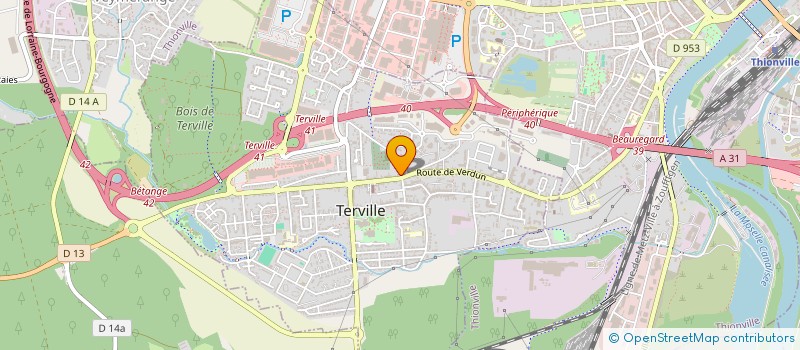 localisation de l'entreprise C.F. à TERVILLE