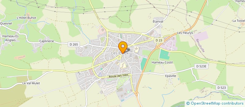 localisation de l'entreprise C.F. à LES PIEUX