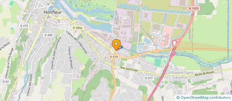 localisation de l'entreprise C&F  LA RIVIERE-SAINT-SAUVEUR