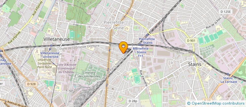 localisation de l'entreprise C.F.A.A. CIE FR D AFFRETEMENTS AUTO à PIERREFITTE-SUR-SEINE