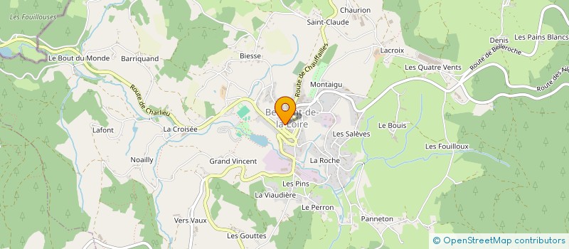 localisation de l'entreprise C.F.B.  BELMONT-DE-LA-LOIRE