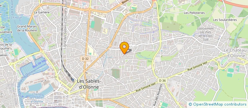 localisation de l'entreprise C F C à LES SABLES D'OLONNE