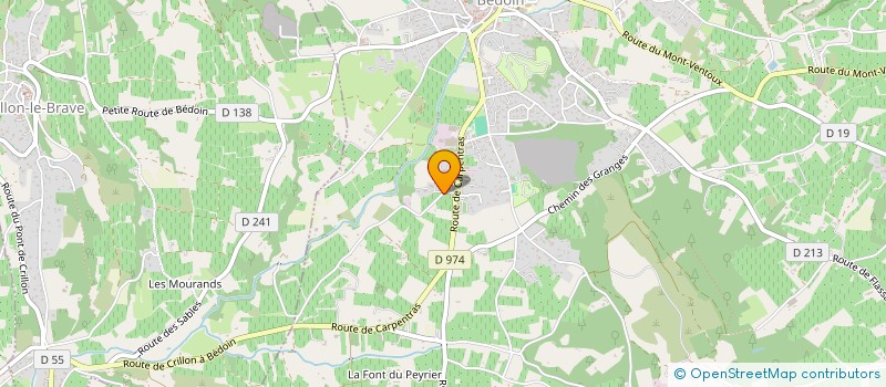 localisation de l'entreprise C F C  BEDOIN