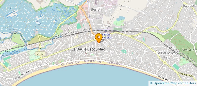 localisation de l'entreprise C.F.C.C. à LA BAULE-ESCOUBLAC
