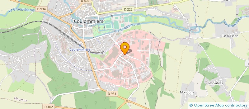 localisation de l'entreprise C.F.C. - CORNERS FOOD COURT à COULOMMIERS