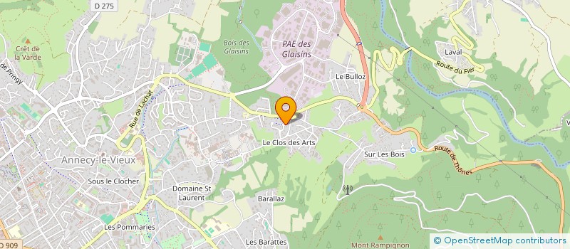 localisation de l'entreprise C F C I à ANNECY