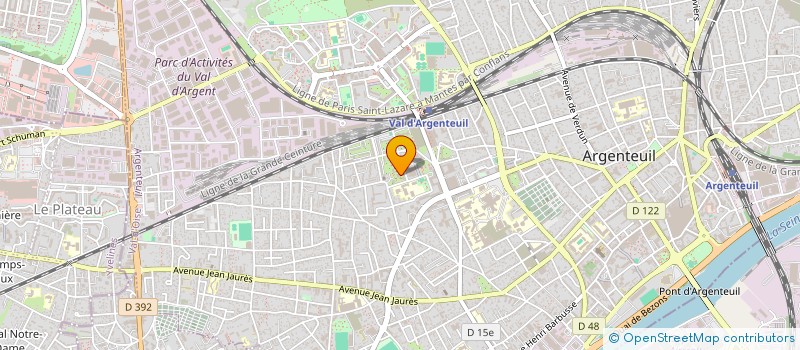 localisation de l'entreprise C.F. CLIM SERVICES à ARGENTEUIL