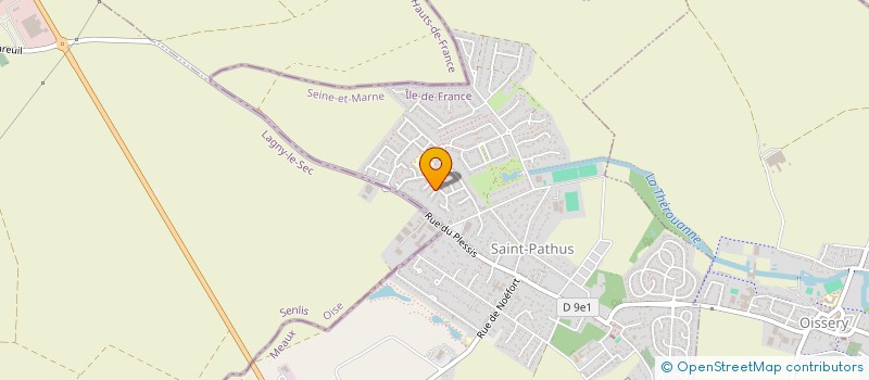 localisation de l'entreprise C.F.D.  SAINT-PATHUS