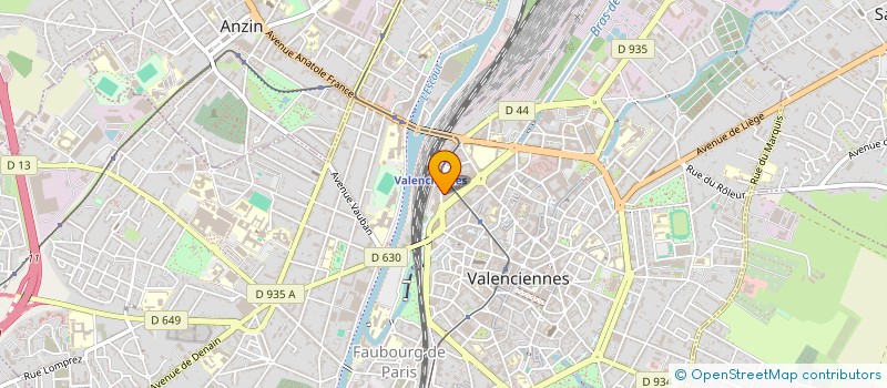 localisation de l'entreprise C.F.D à VALENCIENNES
