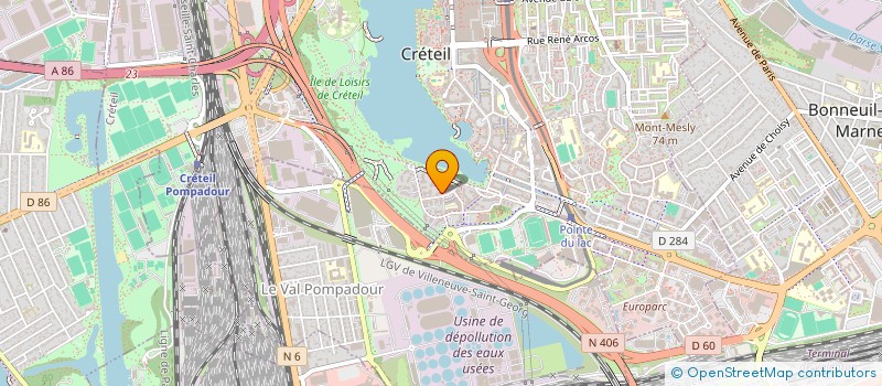 localisation de l'entreprise C.F DIS à CRETEIL
