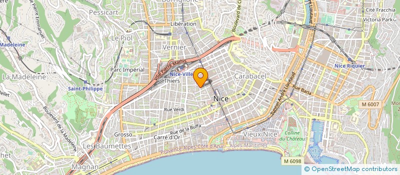 localisation de l'entreprise C F DISTRIBUTION à NICE