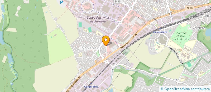 localisation de l'entreprise C.F.E.R. & ASSOCIES SARL  COIGNIERES