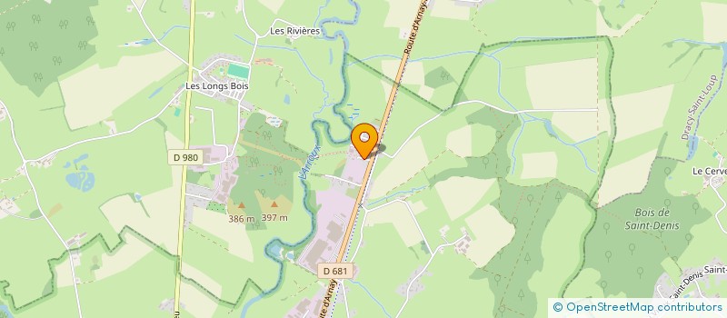 localisation de l'entreprise C.F.F.  SOMMANT