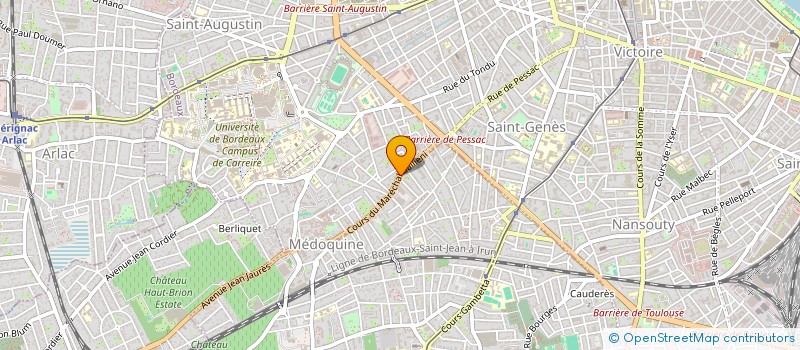 localisation de l'entreprise C.F.G.  TALENCE