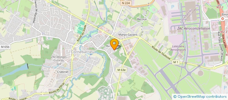 localisation de l'entreprise C.F.G. à CORNEBARRIEU
