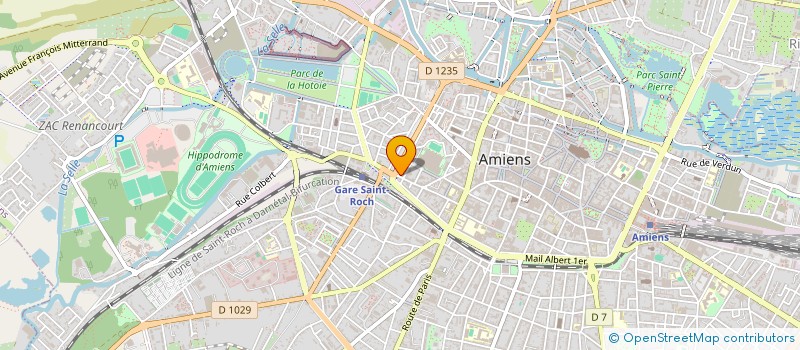 localisation de l'entreprise C F I COMMUNICATION à AMIENS