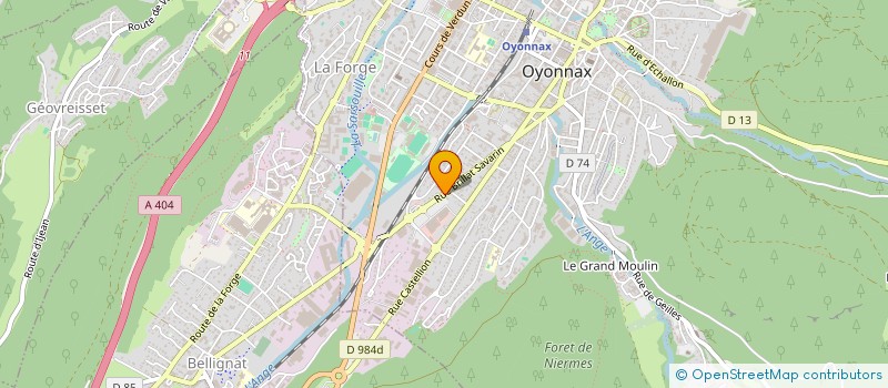 localisation de l'entreprise C.F.I.G.P. à OYONNAX