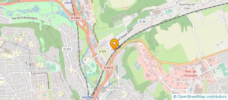 localisation de l'entreprise C.F.I. NORMANDIE à HARFLEUR