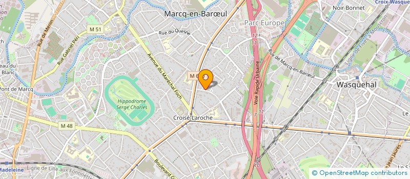 localisation de l'entreprise C F INDUSTRIES SARL à MARCQ-EN-BARŒUL