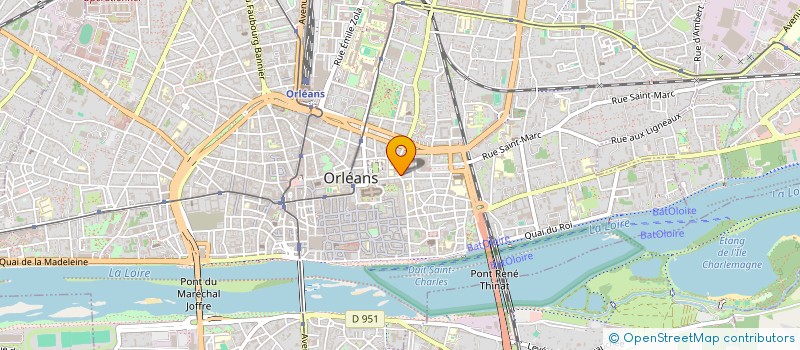 localisation de l'entreprise C.F.M - C.F.I.I. à ORLEANS