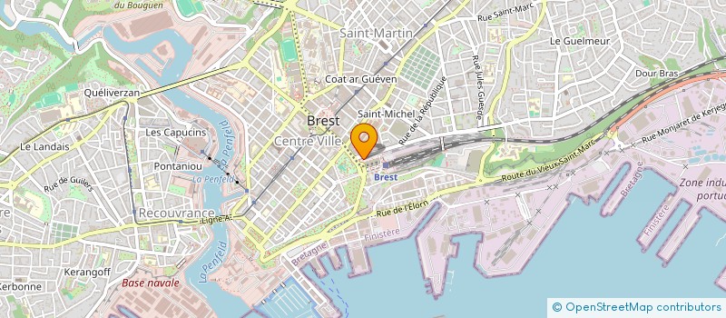 localisation de l'entreprise C F M S à BREST
