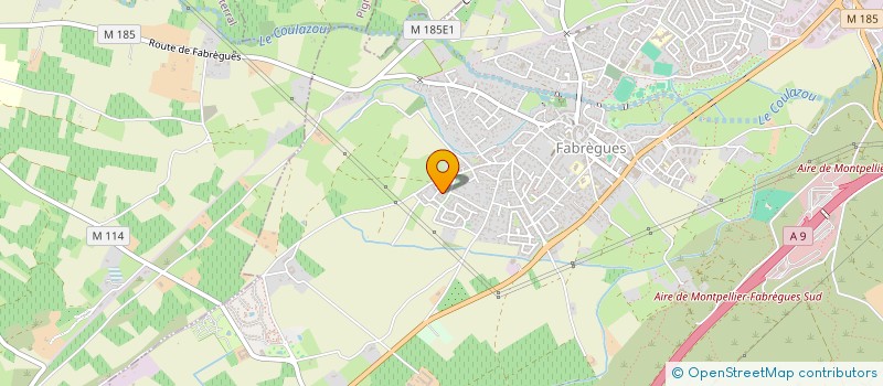 localisation de l'entreprise C.F.N.M.  FABREGUES