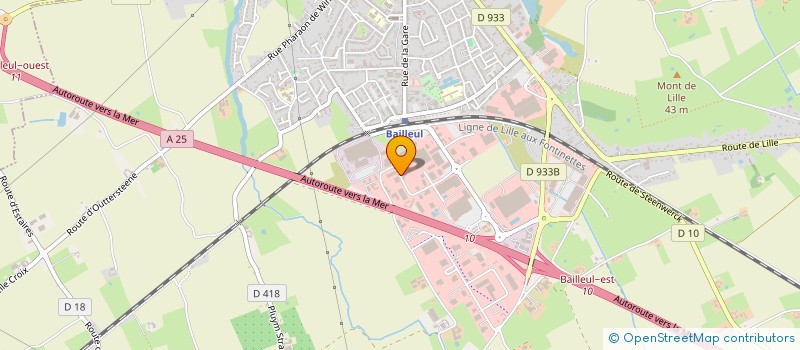 localisation de l'entreprise C F P à BAILLEUL