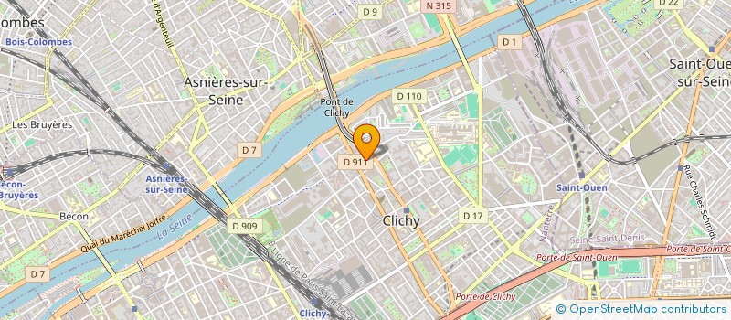 localisation de l'entreprise C F P R à CLICHY