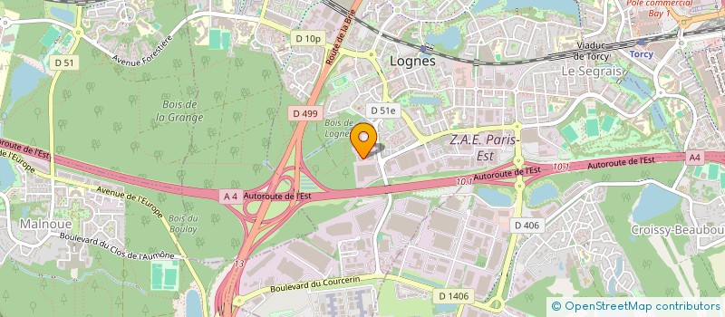 localisation de l'entreprise C.F.P.R. à LOGNES