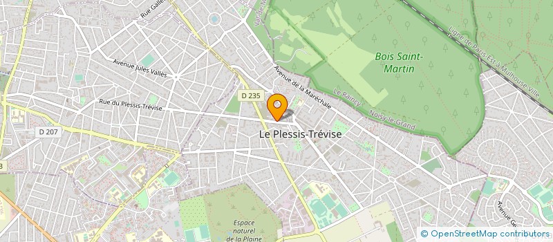 localisation de l'entreprise C.F.P. RAVALEMENT  LE PLESSIS-TREVISE