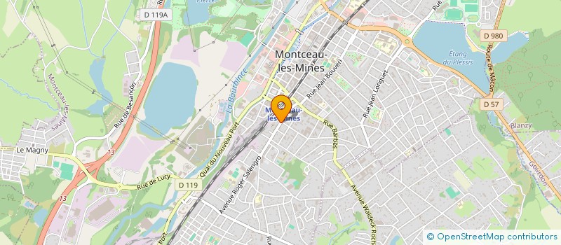 localisation de l'entreprise C.F.P.S  MONTCEAU-LES-MINES