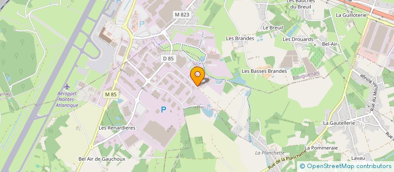 localisation de l'entreprise C.F. PAYSAGE à SAINT-AIGNAN-GRANDLIEU