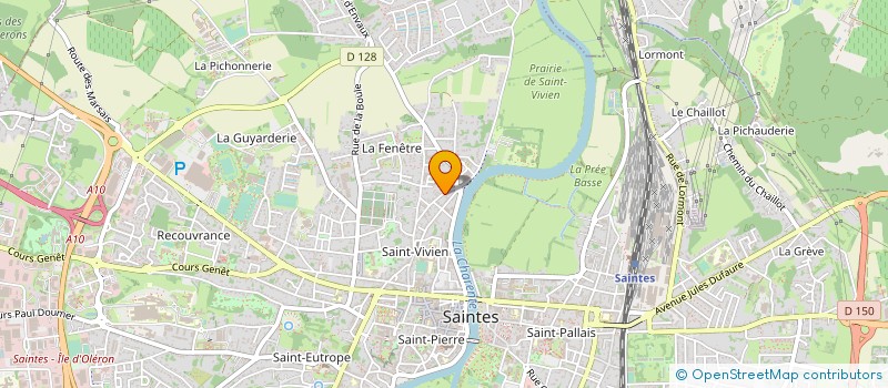 localisation de l'entreprise C.F.R  SAINTES